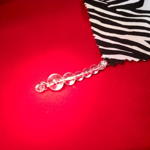 Zebra Print Beaded Drink Cover - Picture 8 of 8